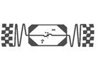 Embutimento molhado E42 com a etiqueta da etiqueta da microplaqueta de Impinji Monza 4 para o cartão da identificação, programa da lealdade