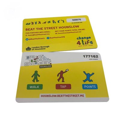 1k clássico RFID Smart Card para a etiqueta do megahertz Rfid do controle de acesso 13,56