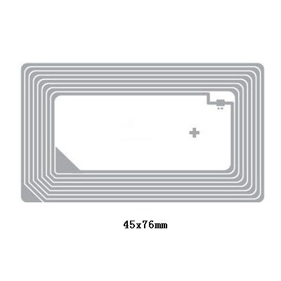 material do ANIMAL DE ESTIMAÇÃO do embutimento do HF RFID de 85.5*54mm com a microplaqueta clássica do ®  SLI do RFID