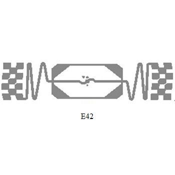 Embutimento com a microplaqueta de Impinji Monza 4, embutimento da frequência ultraelevada de E42 RFID do Hf Rfid