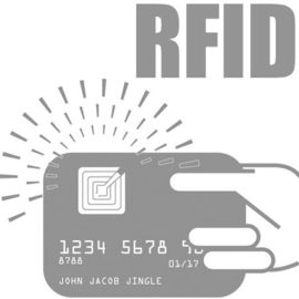 Cartão esperto do PVC do HF Legic ATC256/512 do RFID, cartão branco esperto do RFID na empresa de ATMEL