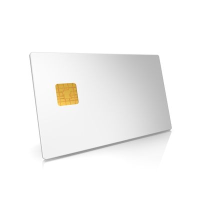 Cartão vazio do ISO CR80 RFID da espessura do SAM AV2 RFID Smart Card 0.84mm de