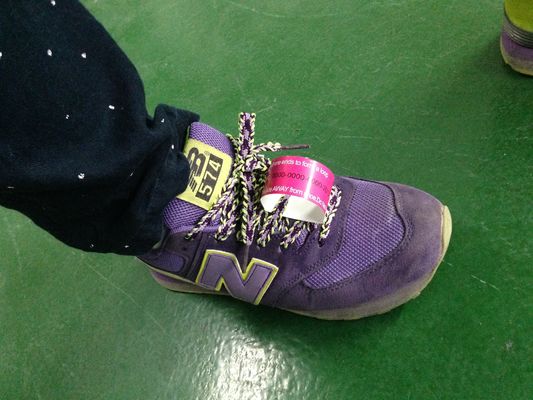 O esporte da frequência ultraelevada etiqueta calçados que a sapata esperta de Rfid etiqueta a etiqueta Higgs das etiquetas -3 Logo Printing