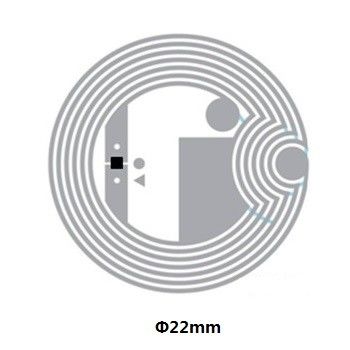 O cartão de papel/embutimento molhado chave Rfid da corrente de relógio/punho etiqueta o embutimento molhado do diâmetro 25mm