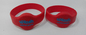 Etiquetas impermeáveis dos braceletes do silicone de MIFARE RFID Smart para o controle de acesso